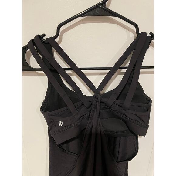 Lululemon Nouveau Limits black Tank size 4 - Picture 6 of 9